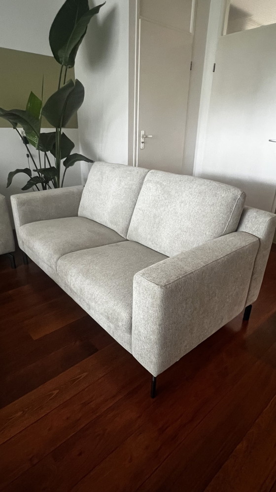 Image 1 of Beautiful fabric 3-2 seater sofa from Montèl