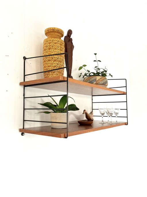 Vintage teak wall rack '60