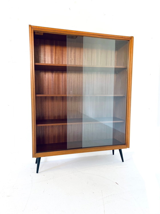 Image 1 of Vintage teak display case '60s