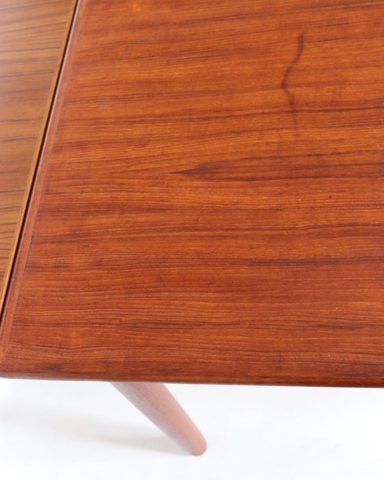 Image 1 of Vintage teak XL extendable dining table Danish design retro