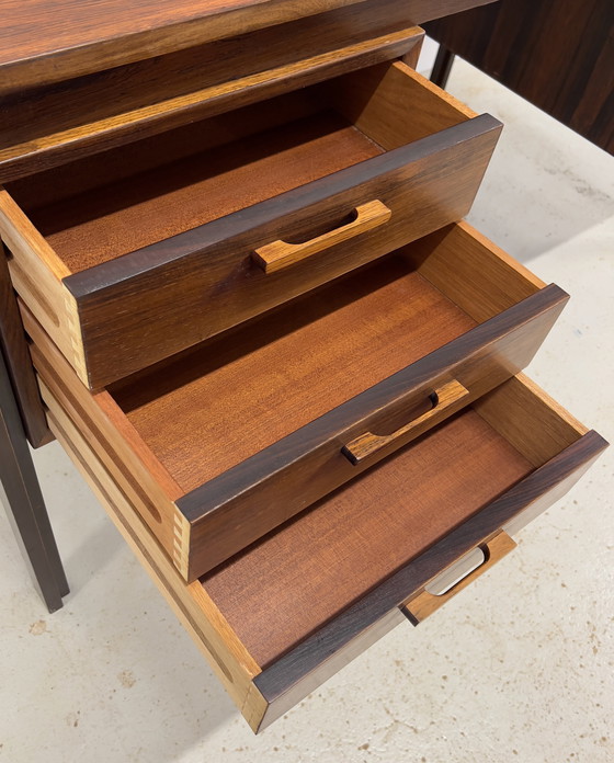Image 1 of Bureau en bois de rose par Kai Kristiansen pour FM Møbler
