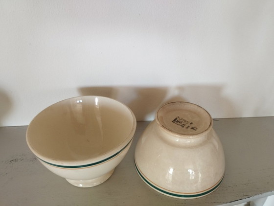 Image 1 of Pair of tiny earthenware coffee bowls/cups