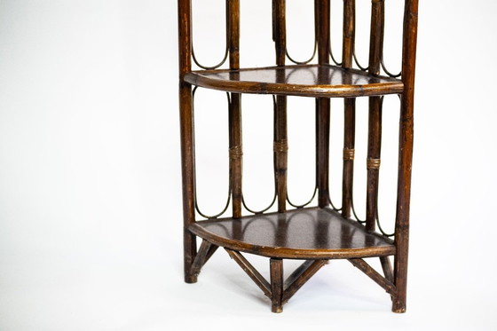 Image 1 of Mensola angolare in bambù