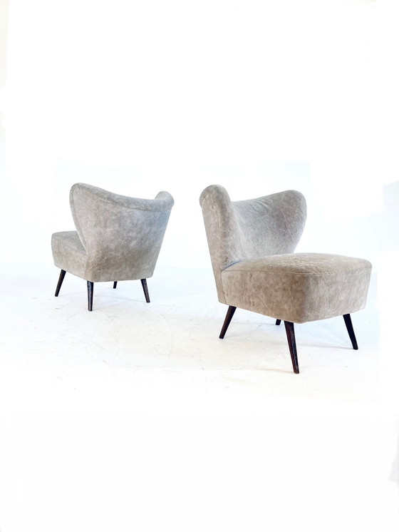 Image 1 of 2x Vintage Cocktail Armchair '60