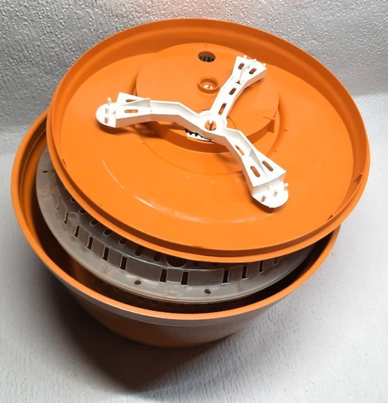 Image 1 of (W010) Moulinex Salad Garland vintage 313.0.00 – Arancione, in ottime condizioni (anni '70)