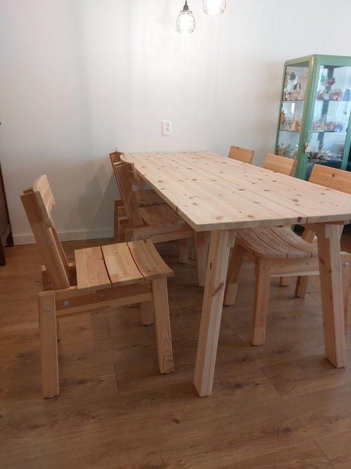 Eethoek Piet Hein Eek/IKEA – eetkamerset, Wood (photo 2 of 7)