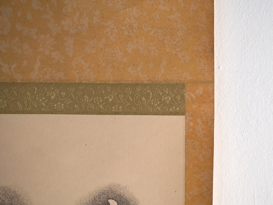 Antique Japanese kakejiku of calligraphy in ink on paper – Japan, circa 1900 – Paintings & Drawings, Wood (photo 29 of 40)
