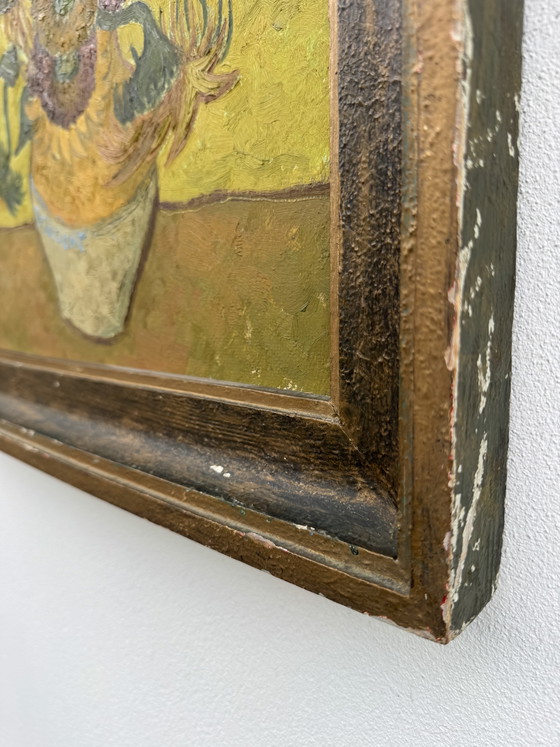 Gemälde Sonnenblumen nach Van Gogh – Gemälde & Zeichnungen, Wood (photo 14 of 15)