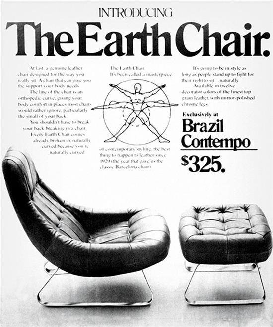 Image 1 of Sillón y reposapiés Earth de Percival Lafer