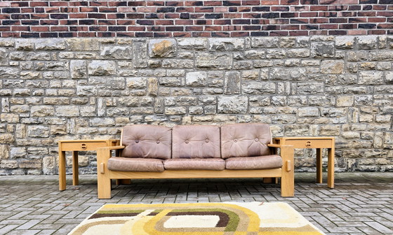 Image 1 of Sofá Asko Bonanza Esko Pajamis Cómoda Mediados de siglo Años 60 Años 70 Bancos Escritorio