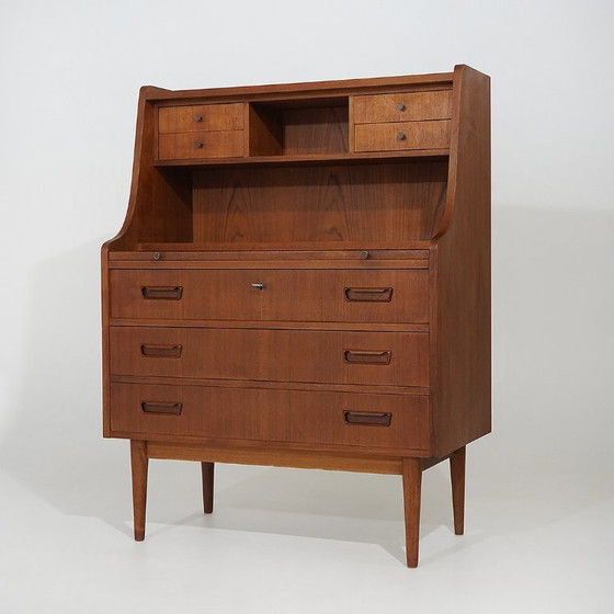 Secretaire in teak di Gunnar Nielsen Tibergaard per Tibergaard, anni '60 – Scrivanie, Legno (photo 3 of 15)