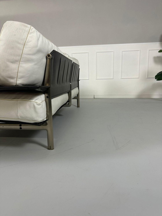 Image 1 of B&B Italia Diesis Designer Sofa Weiß Leder Klassiker