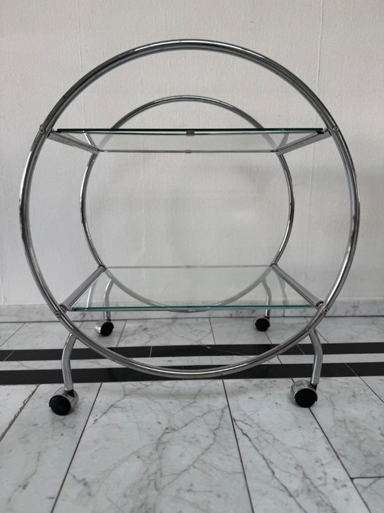 Image 1 of Chariot de service Art déco Bauhaus