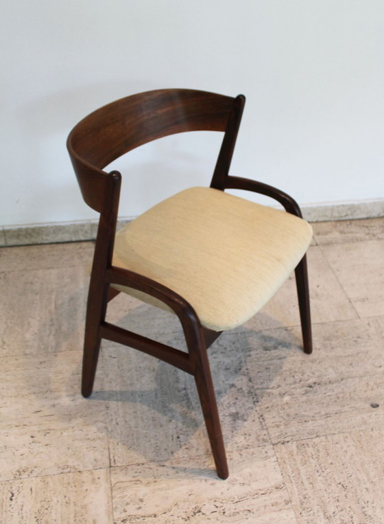 Image 1 of Set aus sechs skandinavischen Palisanderstühlen, Dänemark, 60er Jahre.