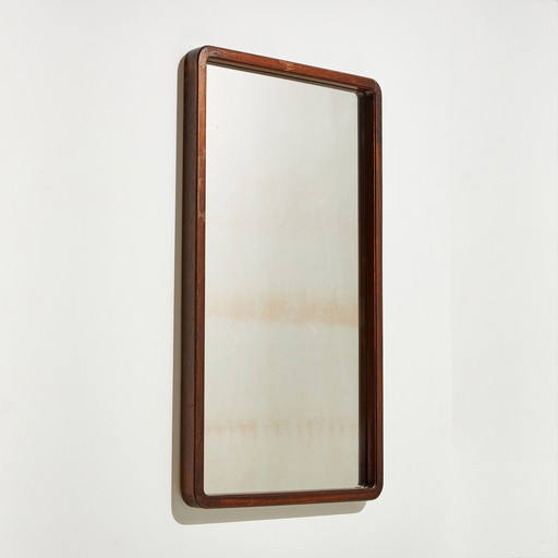 MK10155 Oak framed mirror