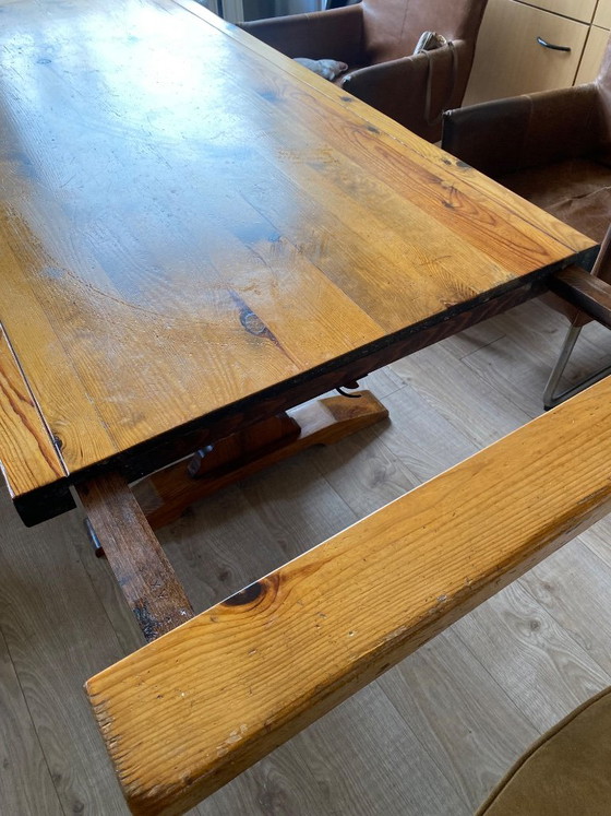 Solid Pine Monastery Dining Table – Wood (photo 3 of 5)