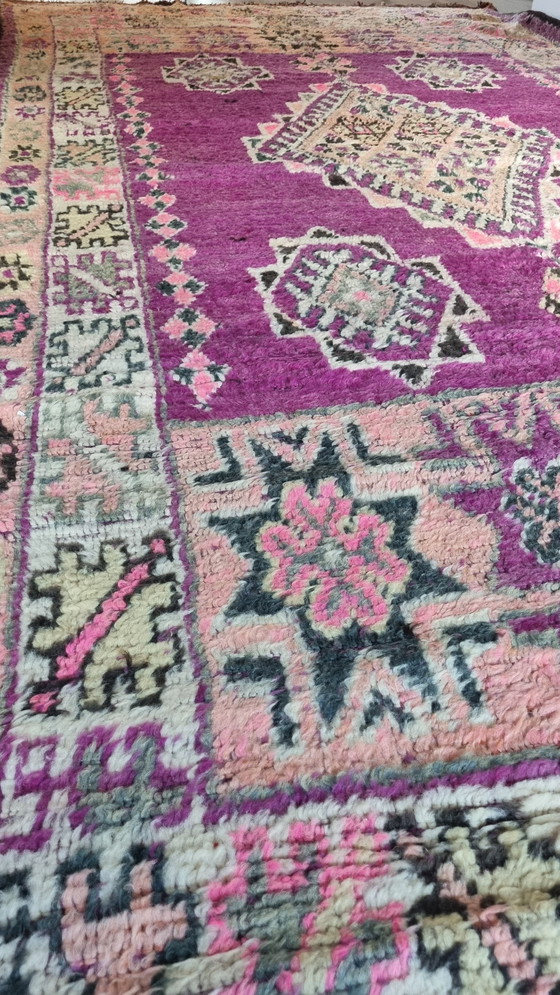 Image 1 of Tapis berbère vintage fait à la main au Maroc 200×404 Cm