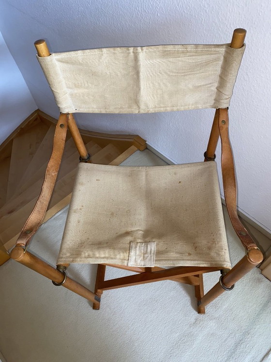 Image 1 of 4 chaises pliantes Mogens Koch Cado Safari MK16 - Design danois