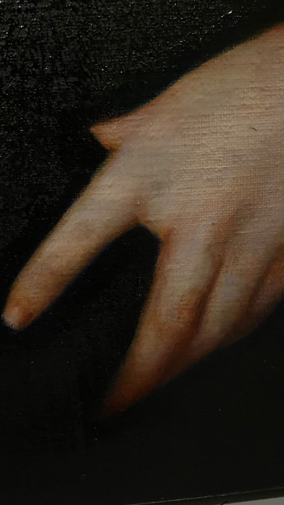 Zeitgenössisches Ölgemälde - Muse Post Mortem VII – Gemälde & Zeichnungen, Leinwand, Aluminium (photo 7 of 9)