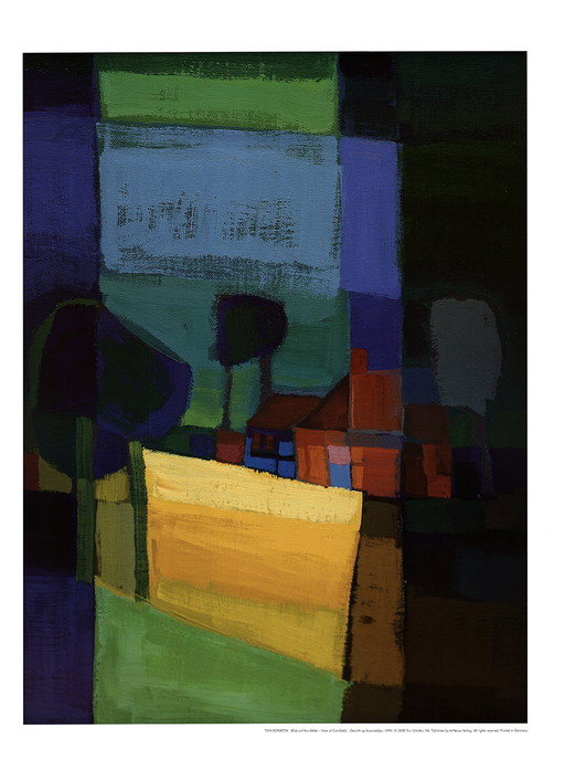 Schulten, Ton - View of Cornfields - View of cornfields - Color offset lithograph