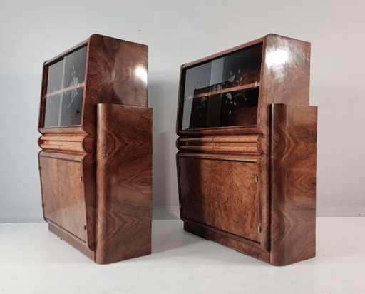 Art Deco Cabinets, 1940s