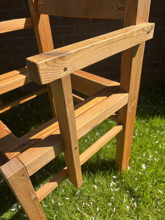 Image 1 of Chair modernism brutalism inspired by Rietveld style