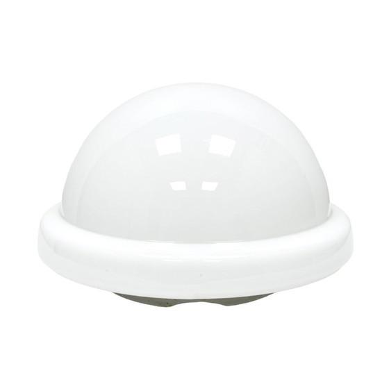 Image 1 of Plafoniera vintage polacca in vetro a filo soffitto (Penko Pieńsk, anni '70, PRL)