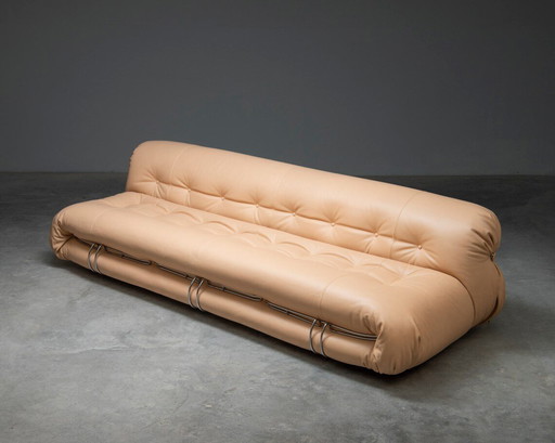 A 'Soriana' 4-Seater Sofa, Designed in 1969 by Afra & Tobia Scarpa and Manufactured by Cassina, Italy