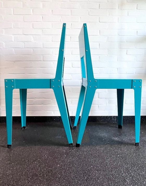 Image 1 of Sedia 101 della serie Aluminium di Piet Hein Eek per Lensvelt.