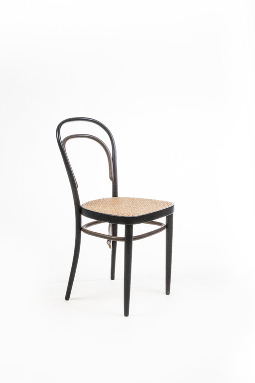 2x Thonet 214 - Special Edition Duotone (zwart-bruin)