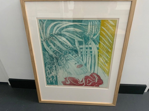 Screenprint framed by Gerard van Kerkhof