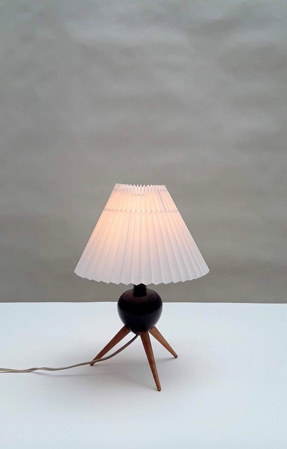 Image 1 of Juego de 2 lámparas de mesa trípode Severin Hansen Dinamarca, década de 1960