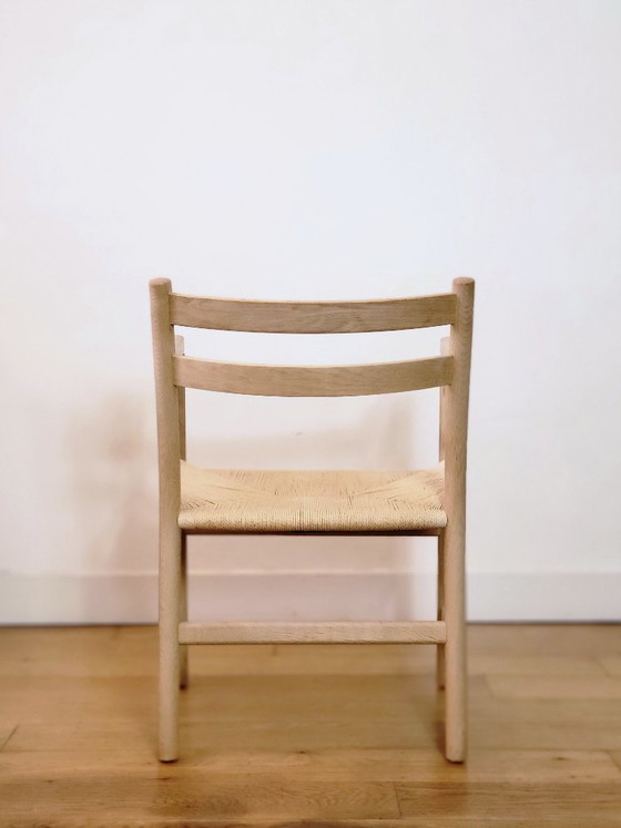 Image 1 of Juego de 6 sillas de comedor modelos CH46 y CH47 de Hans J. Wegner.