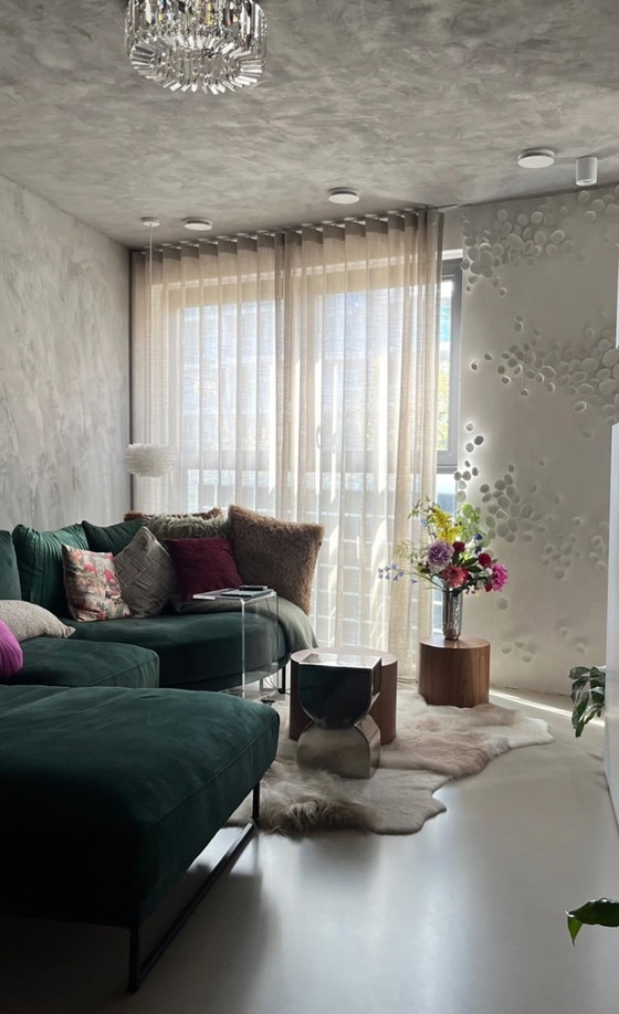 Image 1 of Hoekbank Groen Dordoni II B373 x H92 x D185 cm