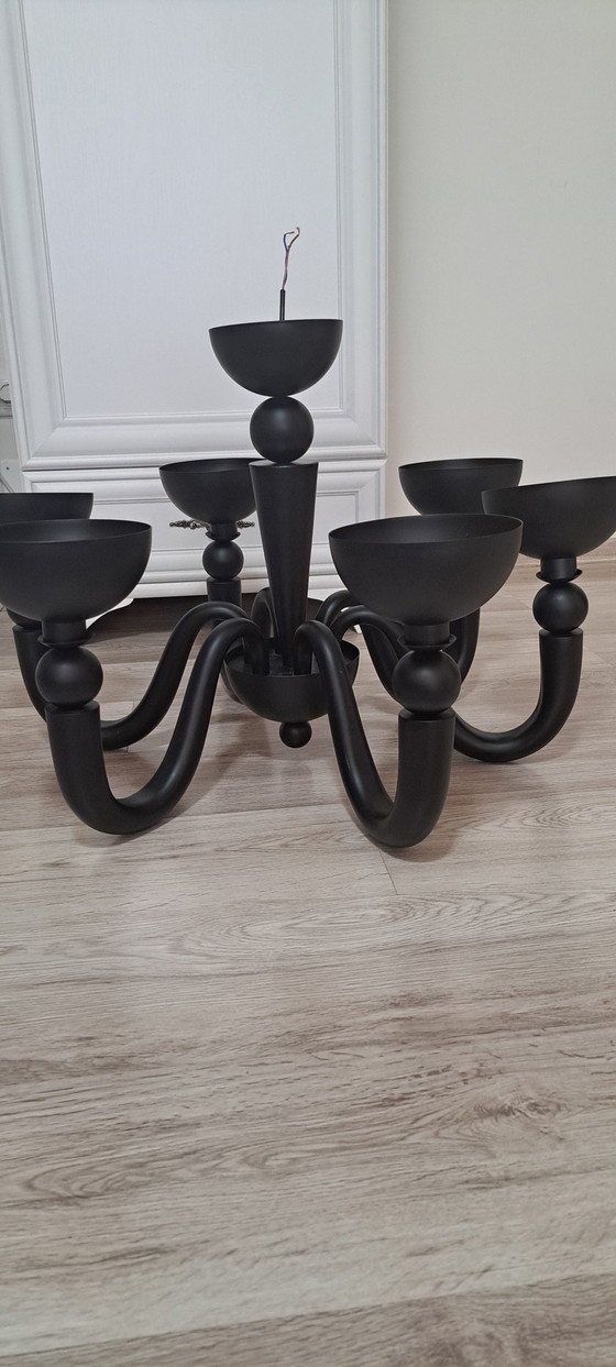 Image 1 of Lustre Bon Bon, noir, métal