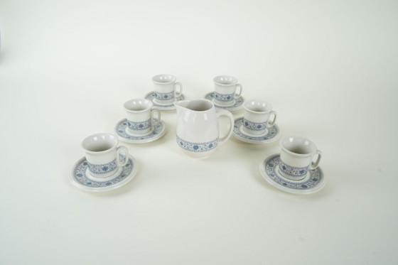Image 1 of Service à thé (théière et tasse), design italien, années 1970, fabriqué en Italie