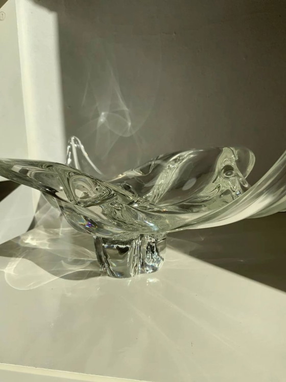 Image 1 of XXL-Skulpturschale aus Muranoglas – „Muschelelement“ – 2,3 kg – 1970er Jahre
