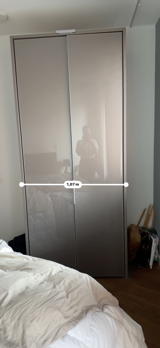 Nolte bedroom wardrobe (2/2) hanging + lighting