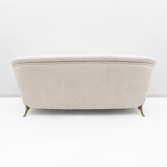 Image 1 of Sofá y dos sillones de estilo Art Déco francés, década de 1950.