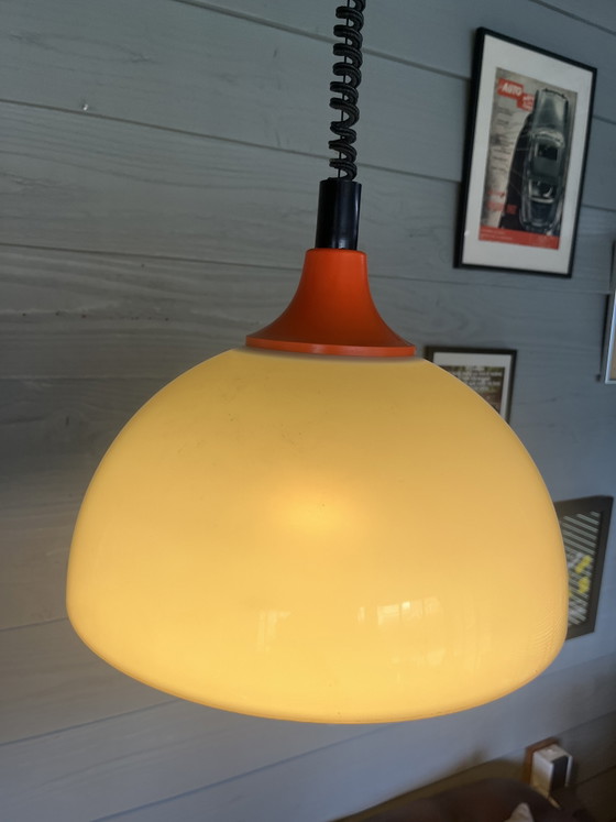 Vintage Italiaanse Space Age Pendel Hanglamp Met Origineel Fratelli Giannelli Pendel Systeem, – Hanglampen (photo 7 of 10)