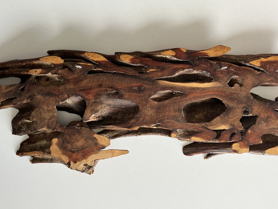 Image 1 of Houten sculptuur wanddecoratie 