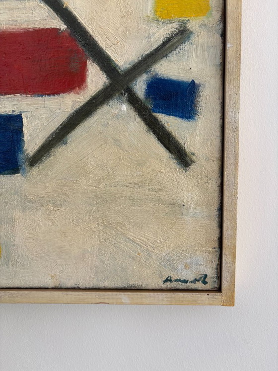 Image 1 of Painting Arend Ernst Roosenschoon Toy Rabbit by Mondrian