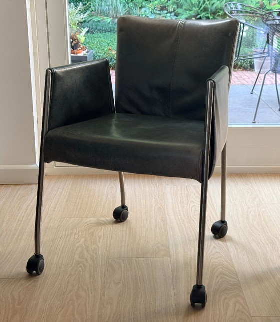 4x Eetkamerstoelen Topvorm – Leather, Metal (photo 8 of 10)