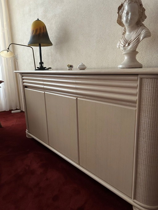 Crédence en bambou rotin design italien roberti Rotin