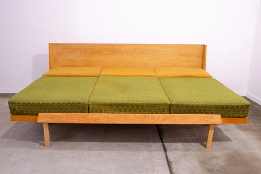 Mid century folding sofabed by Drevotvar, 1970s, Czechoslovakia
