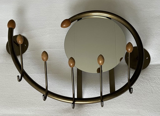 Vintage Bony Design kapstok met spiegel