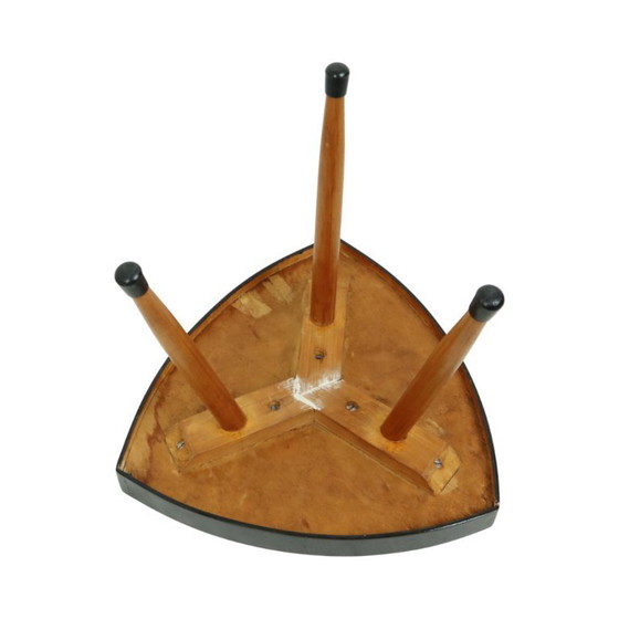 Image 1 of Mesa de Plantas Triangular Parqueterie Años Cincuenta