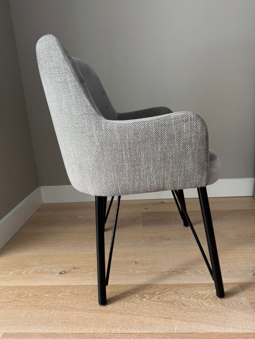 6 luxe eetkamerstoelen