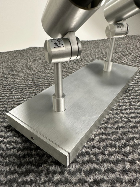 Image 1 of Ceiling/Wall spotlights Lucide 2 x 2 Spots Brushed Aluminum