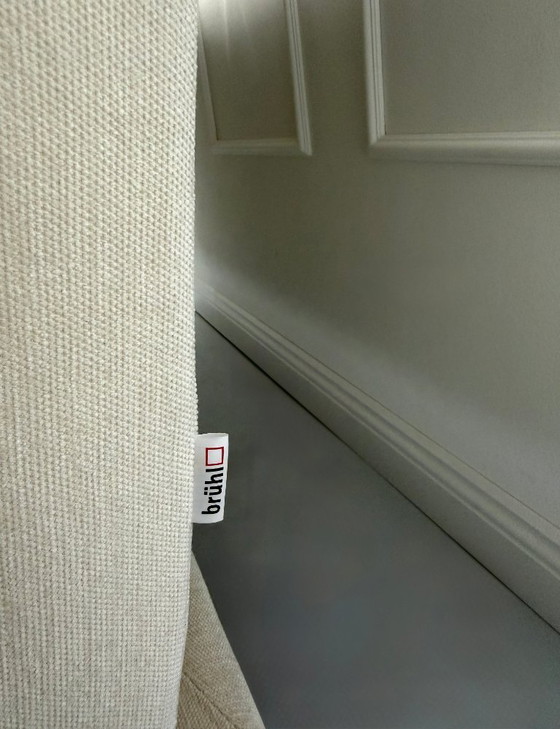 Image 1 of Brühl Moule Sofa Beige Reclining Function Fabric